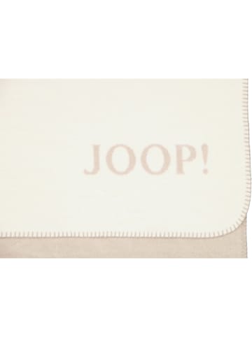 JOOP! JOOP! Wohndecken Uni-Doubleface ecru-feder in ecru-feder