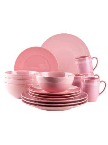 Mäser Geschirr-Set, Keramik Ossia in Pink