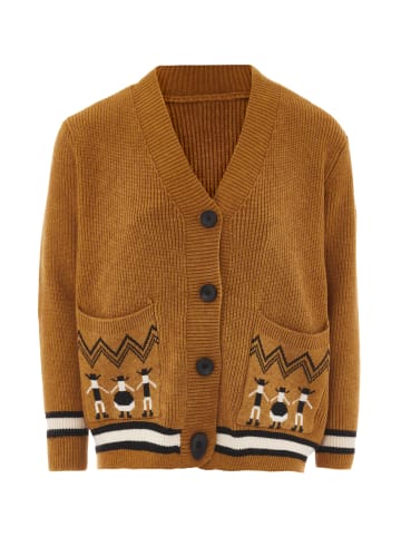 immy Damen Strickjacke in Orange