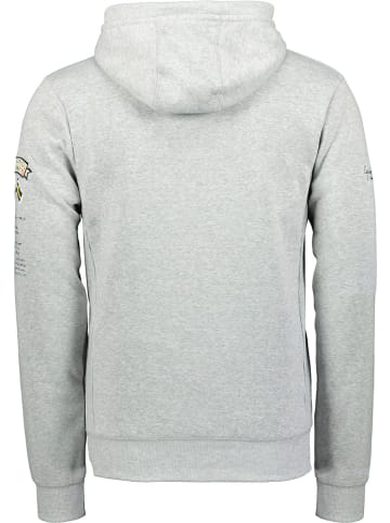 Geographical Norway Hoodie "Gymclass Db Men 100" in Grau