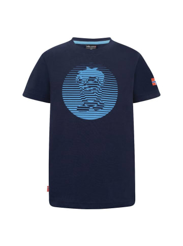 Trollkids T-Shirt "Troll T PRO" in Marineblau/Hellblau