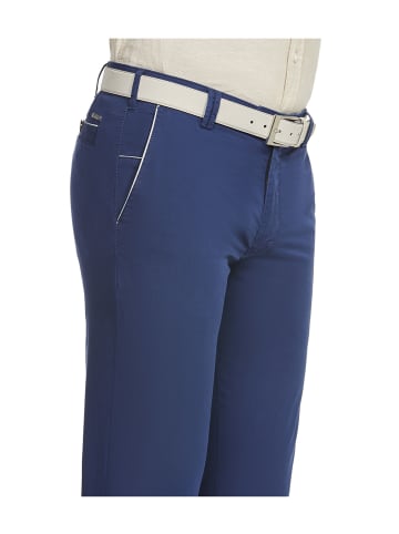 Meyer Hose Pima Cotton Chino Modell  NEW YORK in marine