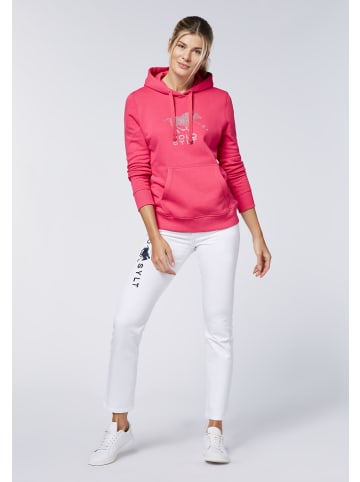 Polo Sylt Kapuzensweatshirt in Pink