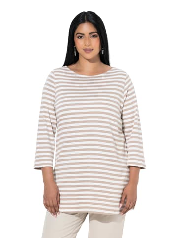 Ulla Popken Shirt in dunkelbeige