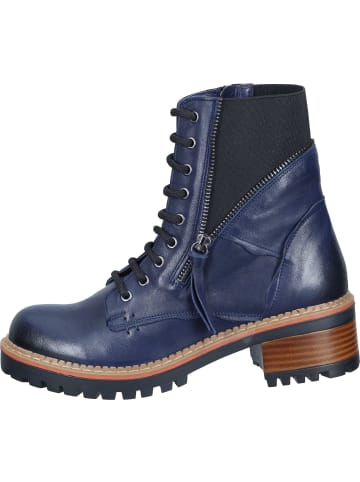 manitu Schnürstiefeletten, Freizeit Stiefeletten in blau