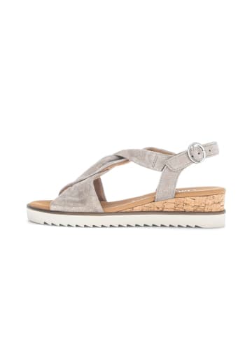 Gabor Plateau Sandalen in beige