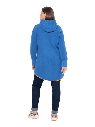 LAURASØN Sweatjacke in fernblau
