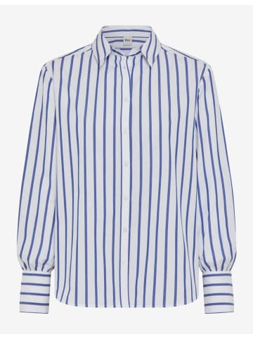 BRAX Hemdbluse mit modischem Längsstreifen in Blau