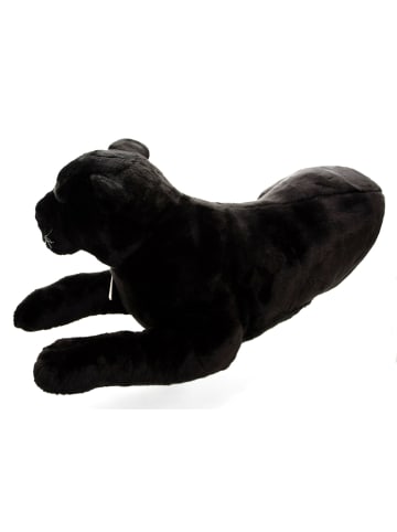 WWF Plüschtier - Schwarzer Panther (liegend, 81cm) in schwarz