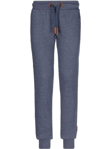naketano Sweat Pant "Deine Muttaaa" in Blau