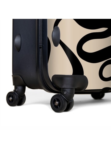 NoBoringSuitCases Suitcase, Koffer, Reisekoffer Abstrakte Wellen