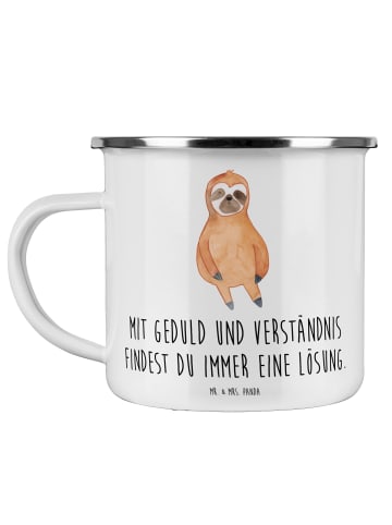 Mr. & Mrs. Panda Teetasse Konflikte friedlich lösen mit Spruch in Weiß