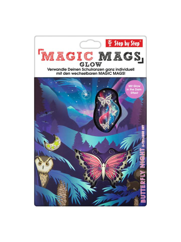 Step by Step Ranzen-Zubehör-Set MAGIC MAGS in Butterfly Night Ina