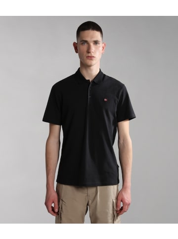 Napapijri Polo "Ealis Ss Sum" in Black