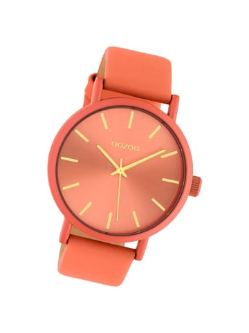 Oozoo Armbanduhr Oozoo Timepieces orange groß (ca. 42mm)