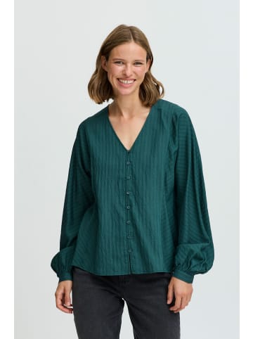 b.young Langarmbluse BYJAYELLE SHIRT - 20815571 elegante Langarm-Bluse in Grün