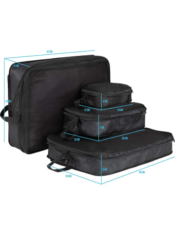 normani Reisetasche 125 L mit 4 Kleidertaschen Aurori 125 in Schwarz