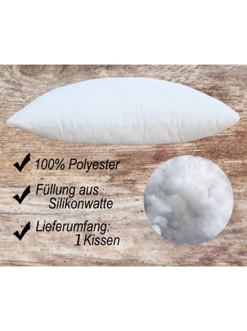 JACK Innenkissen XXL Kissenfüllung Wasserfest Inlett Weiß in 60x60cm