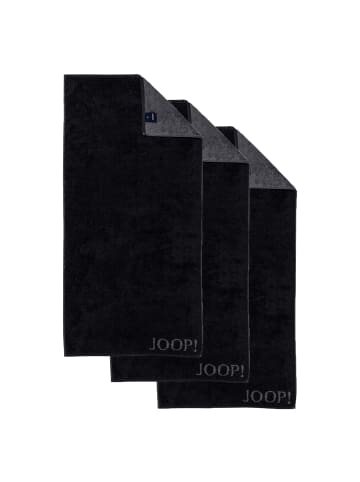 JOOP! Handtuch 3er Pack in Schwarz