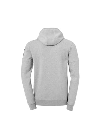 Kempa Kapuzenjacke STATUS in grau melange