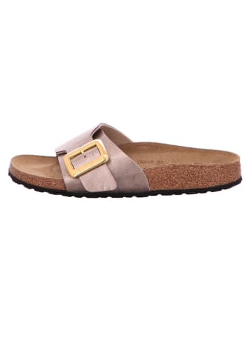 Birkenstock Pantoletten Catalina Cushion Buckle in Graceful Taupe
