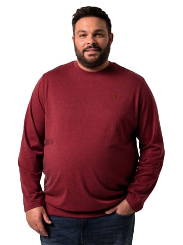 Men Plus Kurzarm T-Shirt in kupfer braun