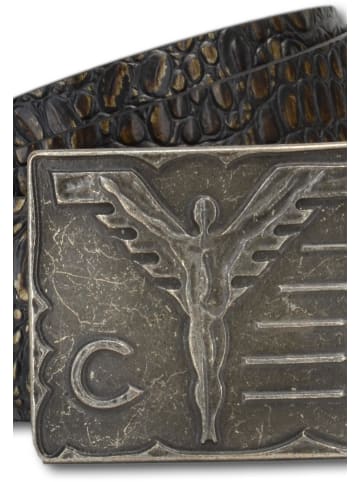 Carlo Colucci Ledergürtel Cela in Braun