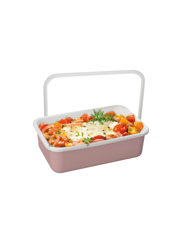 Honey Ware Emaille-Frischhaltedose, Alt Pink, M, 0,74L