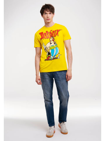 Logoshirt T-Shirt Asterix & Obelix in sonnengelb