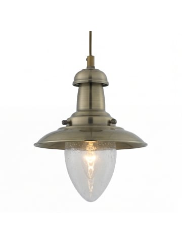 Licht-Erlebnisse Pendelleuchte (B)18 x (L)18 x (T)95 cm in BronzeBronze