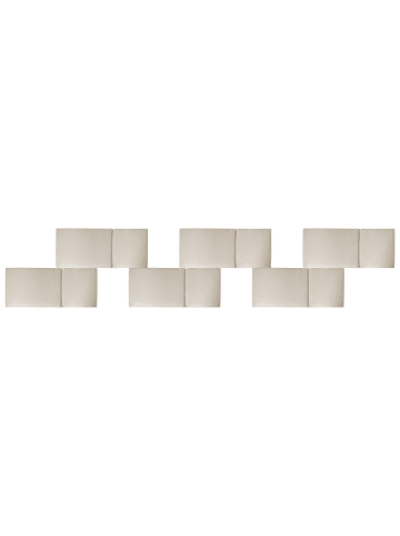 Beliani 6er-Set Auflagen JAVA/AMANTEA PREMIUM in Beige