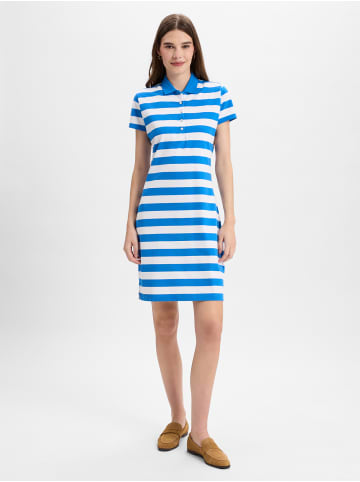 Marie Lund Kleid in blau weiß - 0007