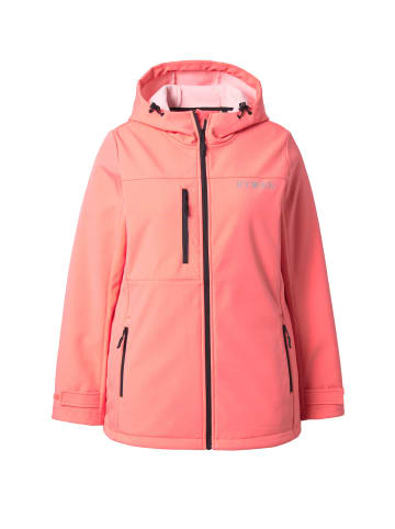 Ulla Popken Softshelljacke in koralle
