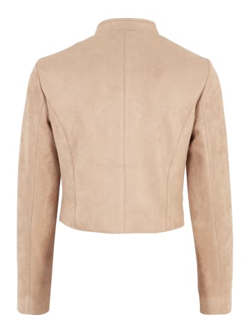 BETTY & CO Bikerjacke mit Stehkragen in hellbraun