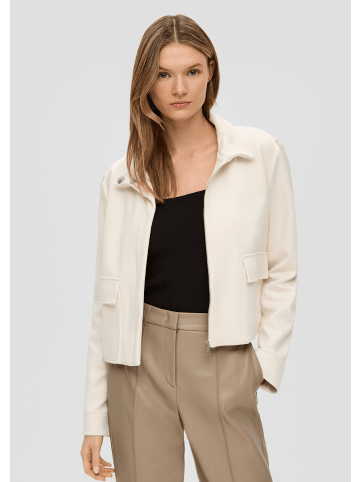 s.Oliver BLACK LABEL Indoor-Jacke langarm in Creme