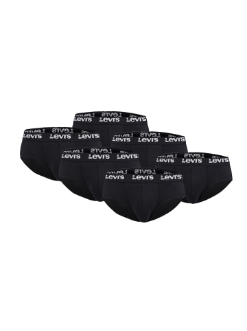 Levi´s Boxershorts LEVIS Men Repeat Logo Brief 6P in Black