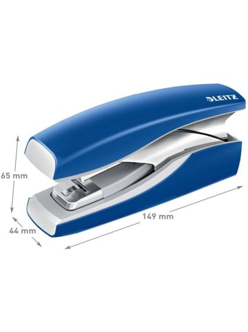Leitz Heftgerät NeXXt Softpress Metall 30 Blatt blau