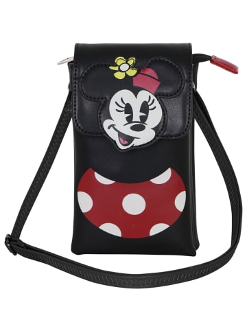 Disney Umhängetasche Minnie Mouse Face-Mobile in schwarz