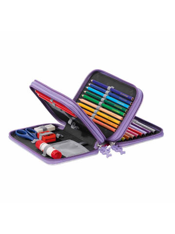 Step by Step XXL-Mäppchen Star Stella 3 Fächer in pink