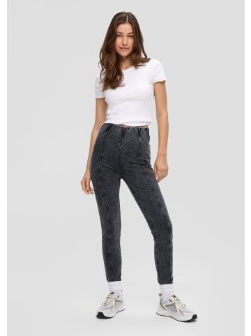 QS Leggins lang in Schwarz