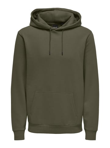 ONLY & SONS Kapuzenpullover in Major Brown