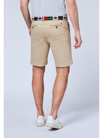 Polo Sylt Bermuda-Shorts im Chino-Look in Sandfarben