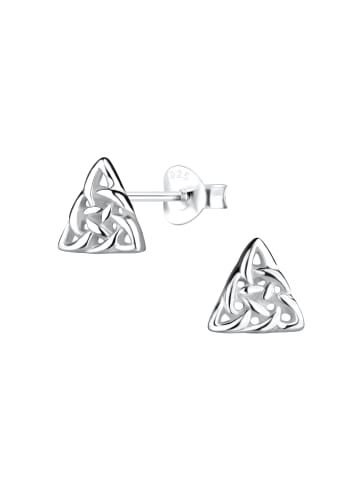 Alexander York Ohrstecker CELTIC TRIANGLE in 925 Sterling Silber, 2-tlg.