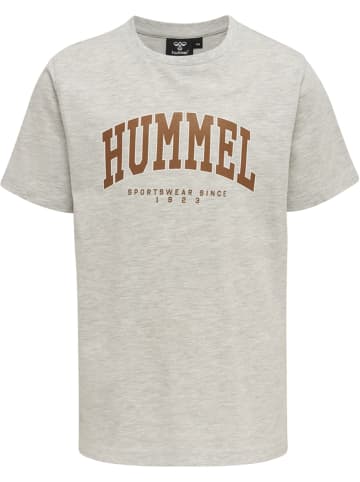 Hummel Hummel T-Shirt Hmlfast Kinder in LIGHT GREY MELANGE