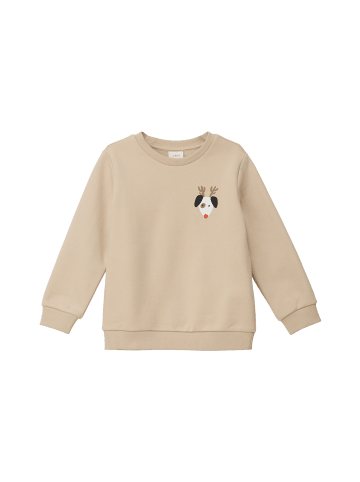 s.Oliver Sweatshirt langarm in Beige