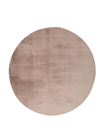Vivorum Wohnzimmer / Schlafzimmer  Kurzflor Teppich Cross 425 in taupe