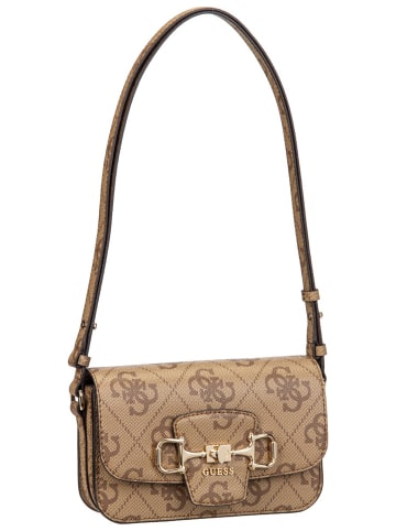 Guess Bodybag Janie Logo Conv Xbody Flap in Latte Logo
