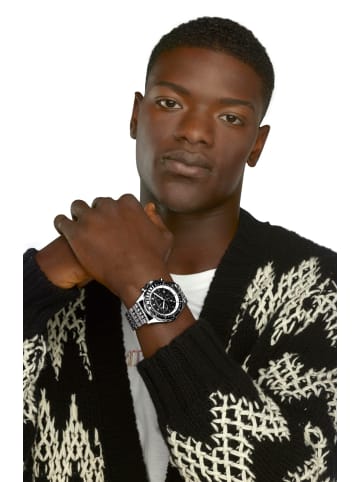 Missoni Analoguhr für Herren in silber