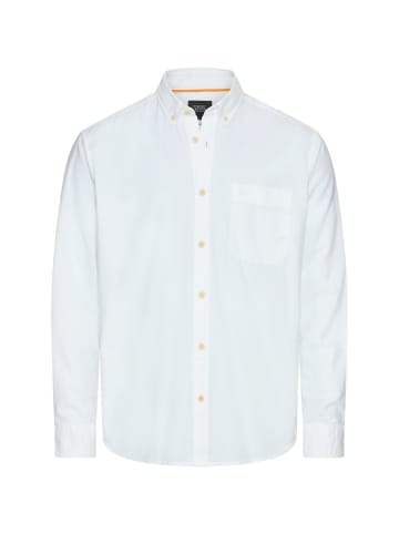 Camel Active Oxford Hemd mit Button-Down-Kragen in Weiß