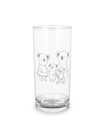 Mr. & Mrs. Panda Wasserglas Koala Familie ohne Spruch in Transparent